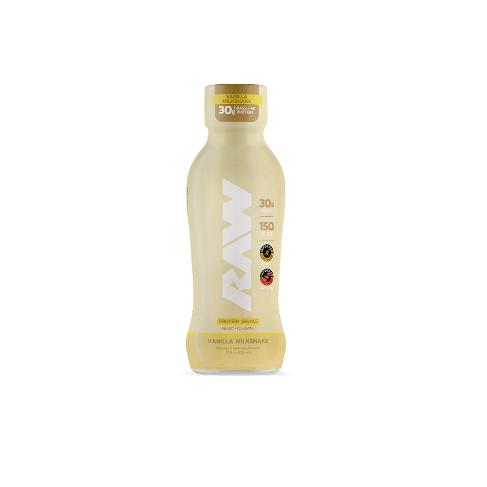 Raw Protein Shake RTD 355ML Vanilla Milkshak
