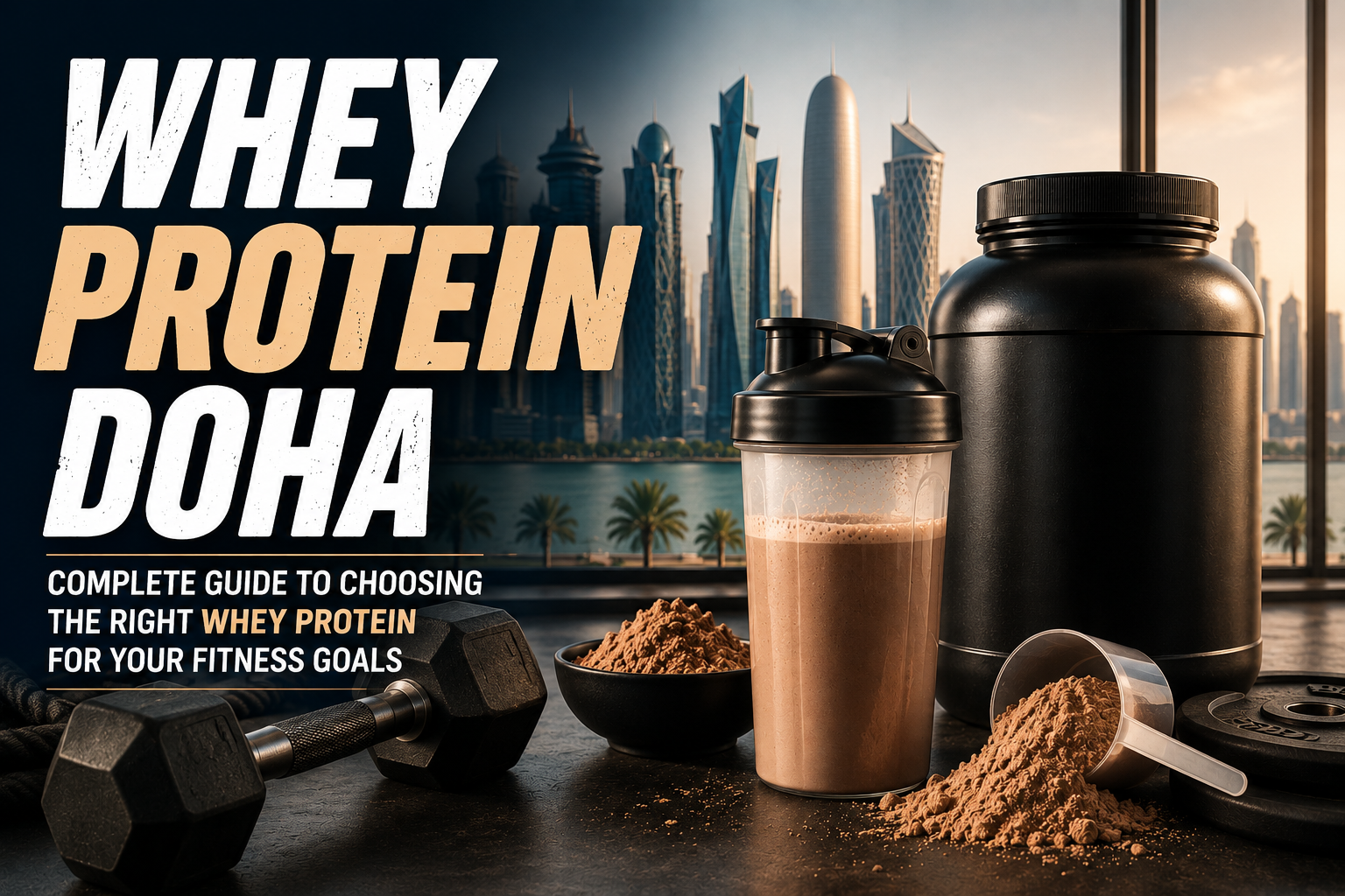 Whey Protein Doha Complete Guide to Choosing the Right Whey Protein for Your Fitness Goals