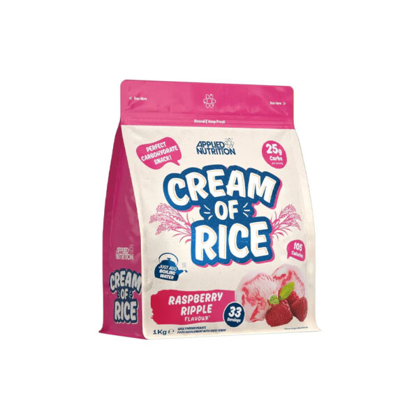 APPLIED NUTRITION CREAM OF RICE 1KG RASPBERRY RIPPLE