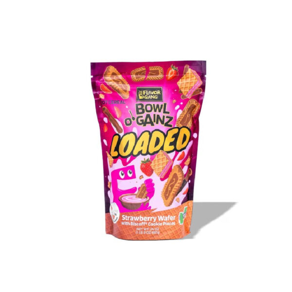 BOWL OGAINZ LOADED STRAWBERRY WAFER FLAVOUR