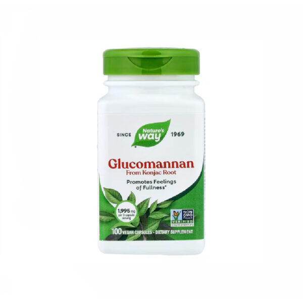NATURE`S WAY GLUCOMANNAN 1,995MG 100 CAPSULES