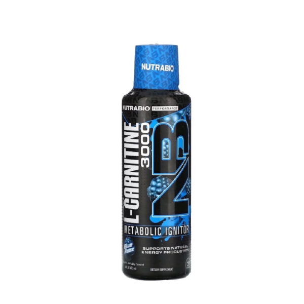 NUTRABIO L CARNITINE 3000MG BLUE RAZZ FLAVOR 473ML