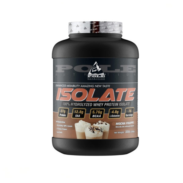 POLE HYDROLYZED WHEY PROTEIN ISOLATE 5LBS MOCHA FRAPPE