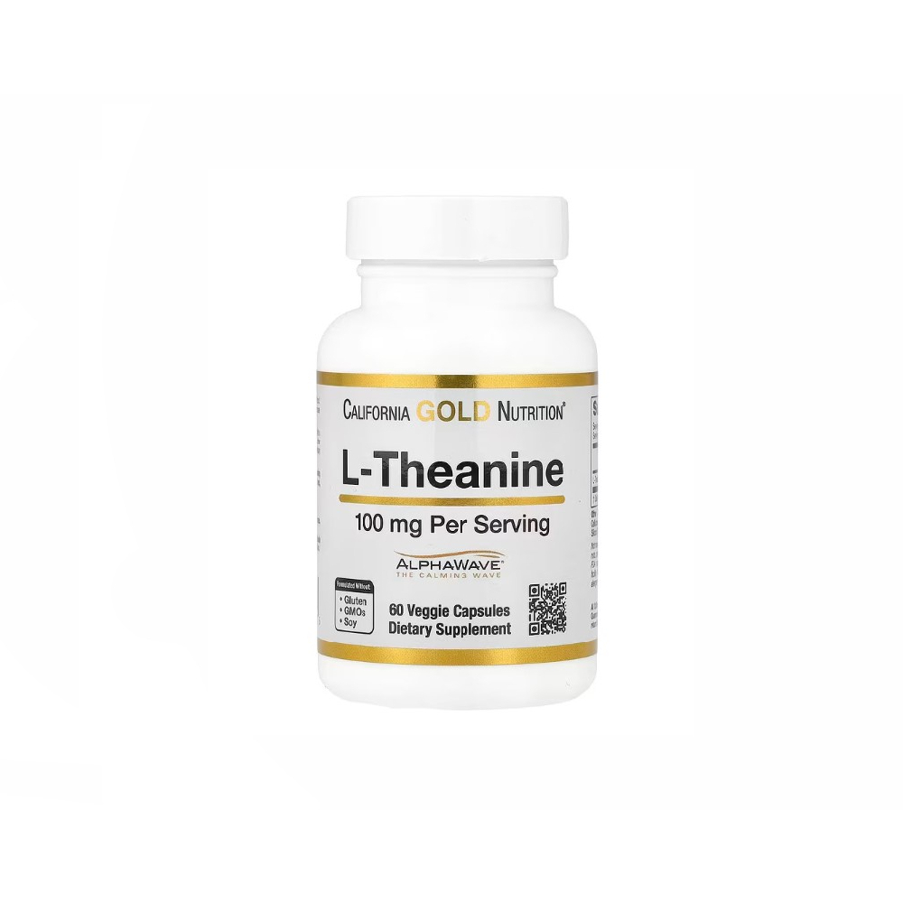 CALIFORNIA GOLD L THEANINE 100MG 60 CAPSULES