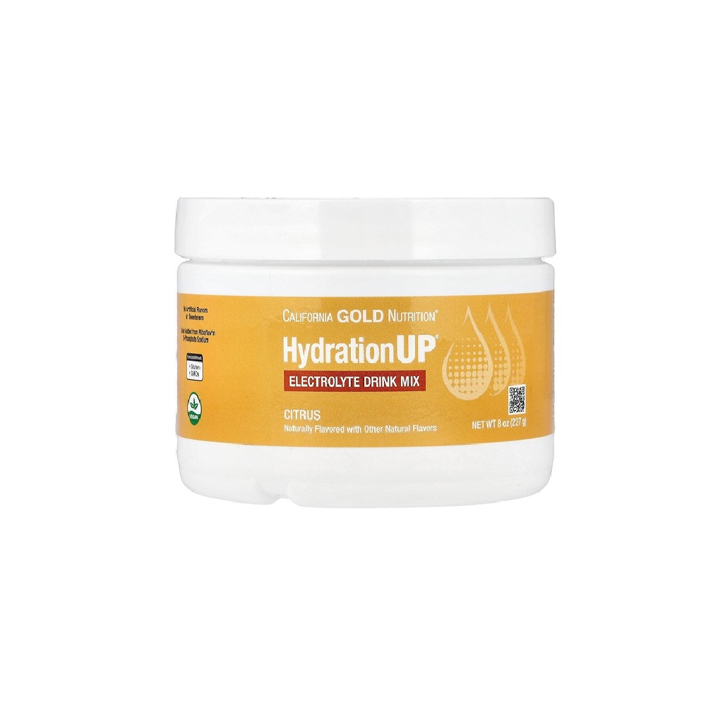 CALIFORNIA GOLD NUTRITION HAYDRATION UP ELECTROLYTE DRINK MIX 227G CITRUS FLAVOR