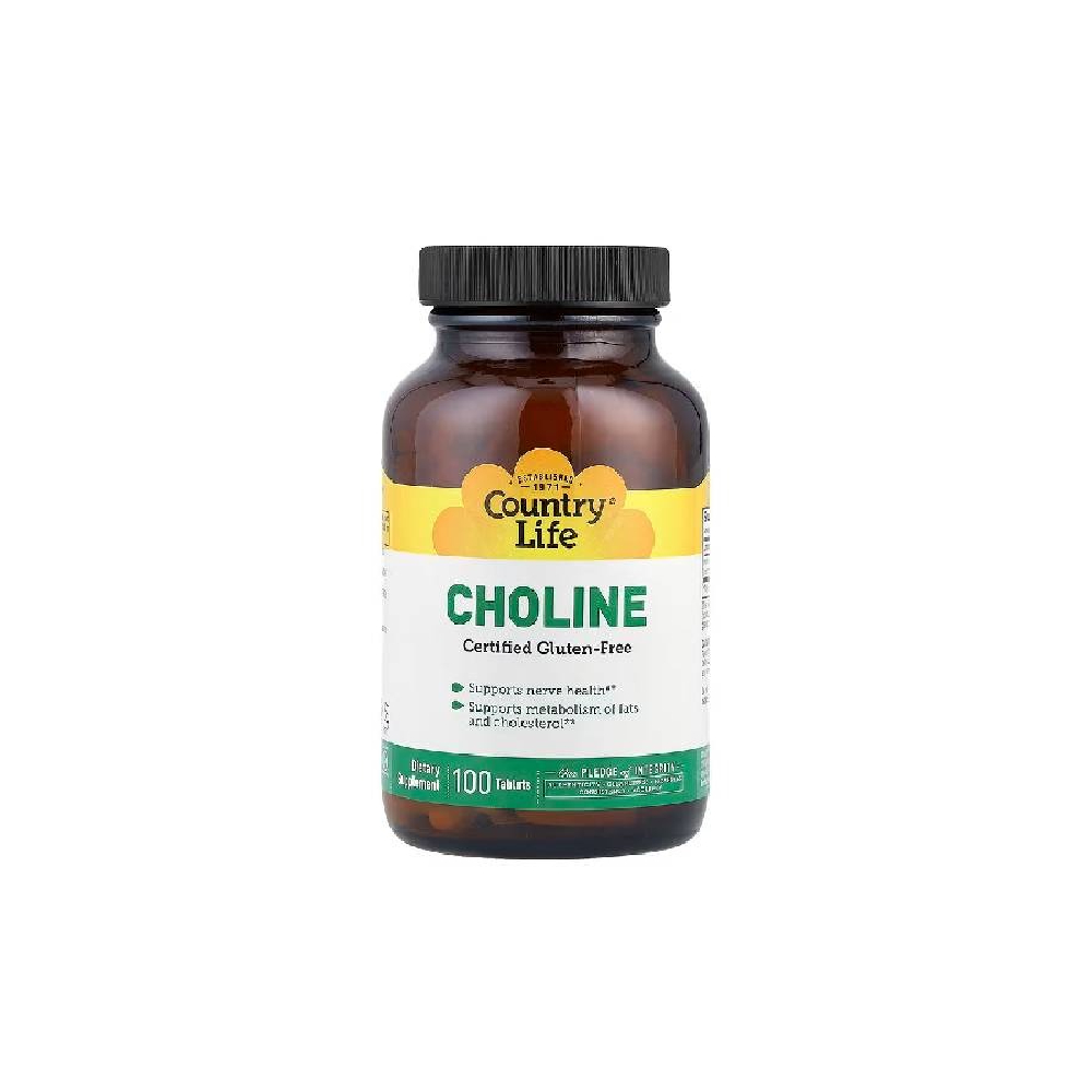 COUNTRY LIFE CHOLINE 266MG 100 TABLETS