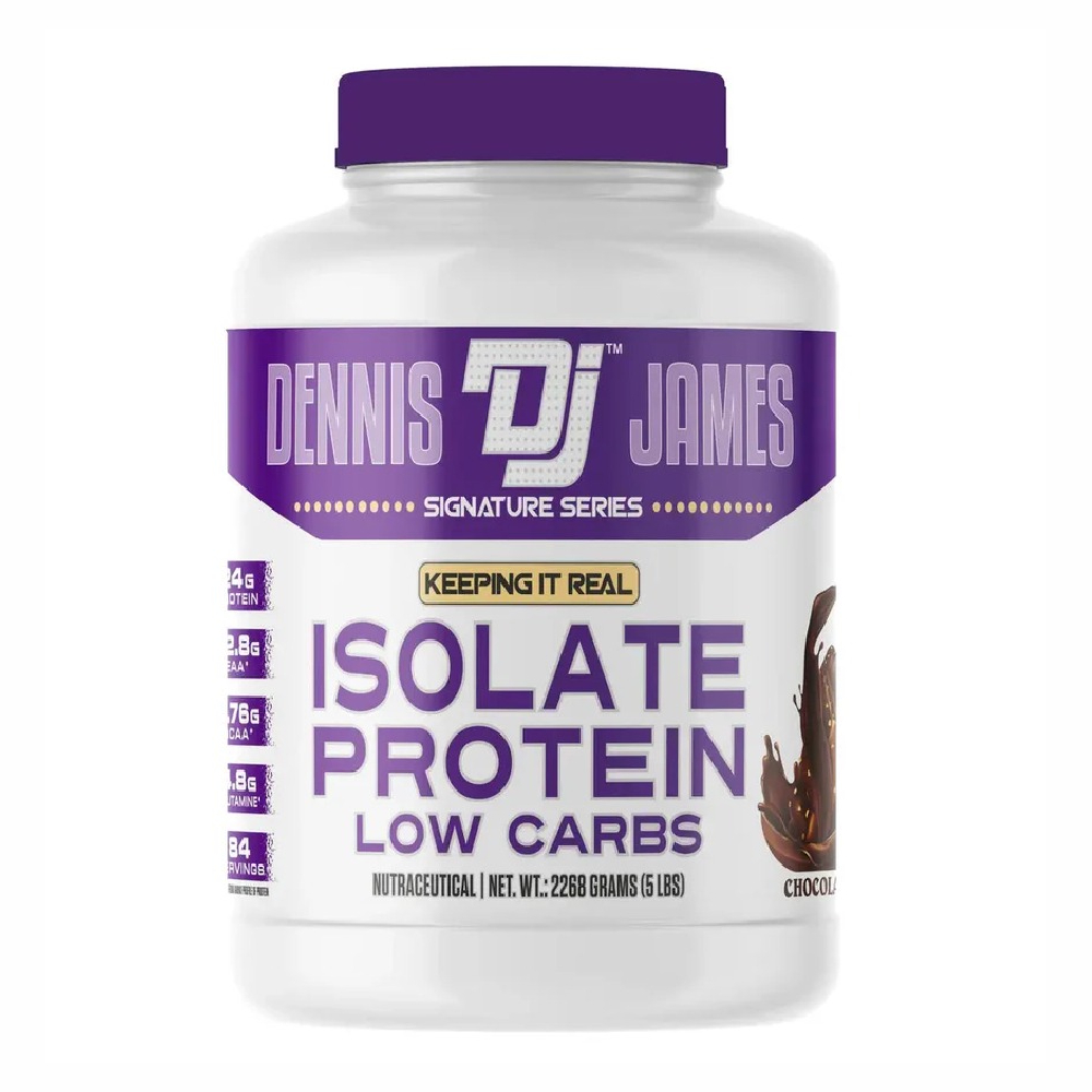 DENNIS JAMES ISOLATE PROTEIN ZERO CARB 5LBS CHOCOLATE