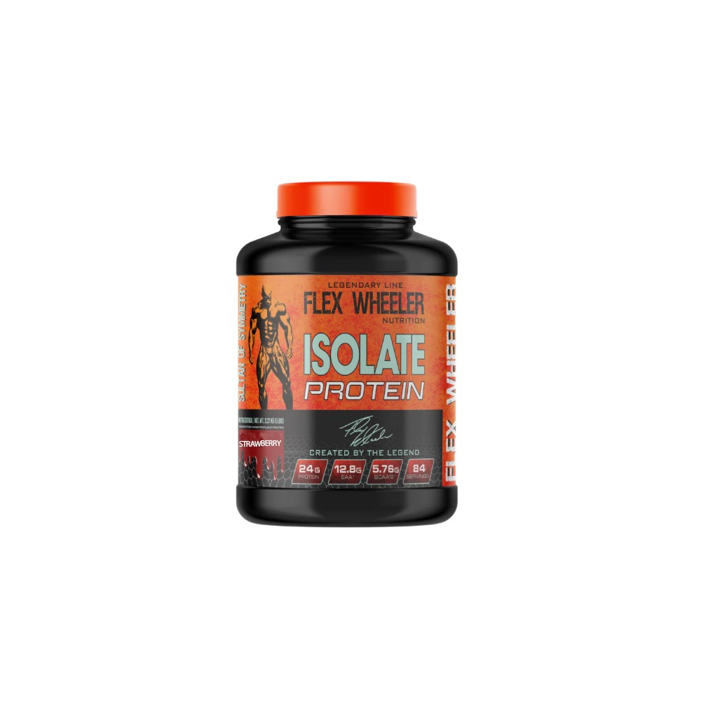 FLEX WHEELER ISOLATE PROTEIN 5LBS STRAWBERRY FLAVOR