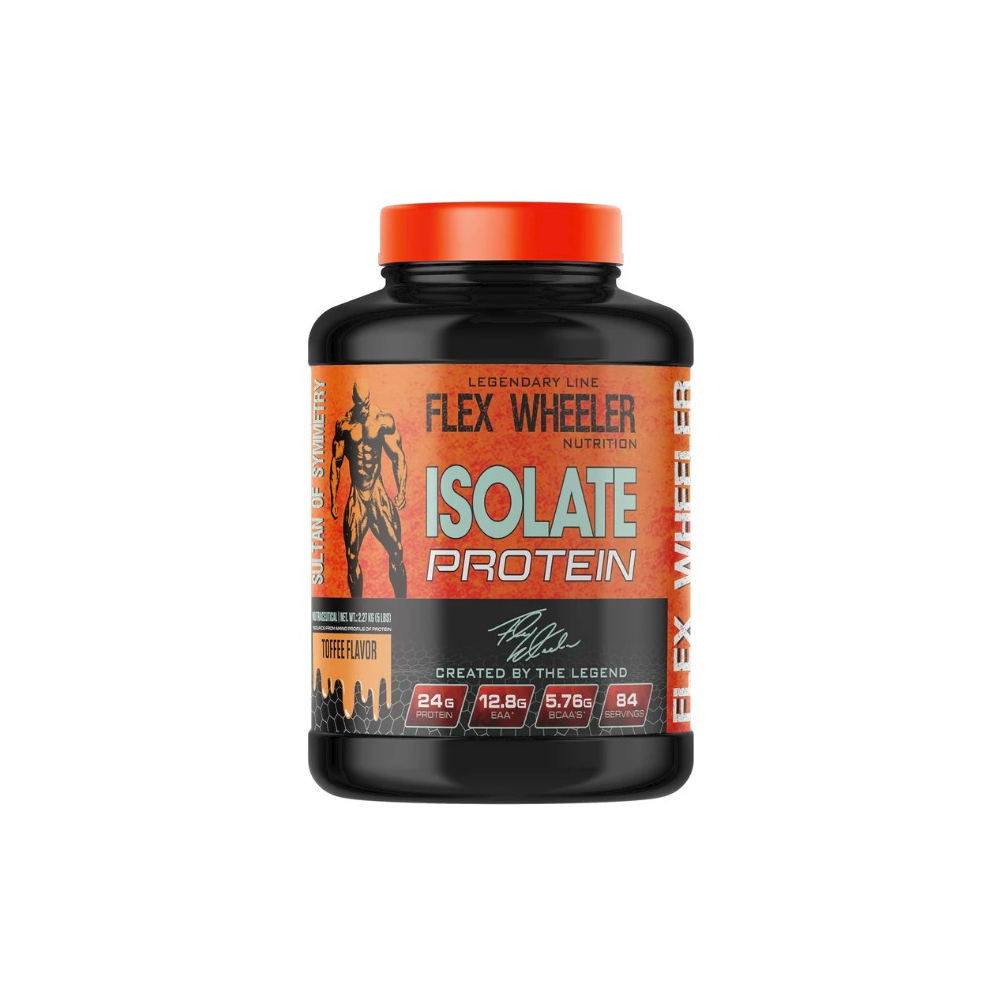 FLEX WHEELER ISOLATE PROTEIN 5LBS TOFFEE FLAVOR