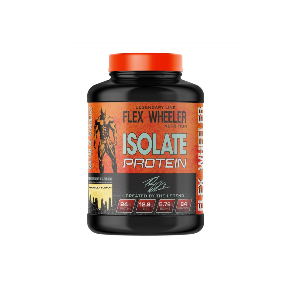 FLEX WHEELER ISOLATE PROTEIN 5LBS VANILLA FLAVOR