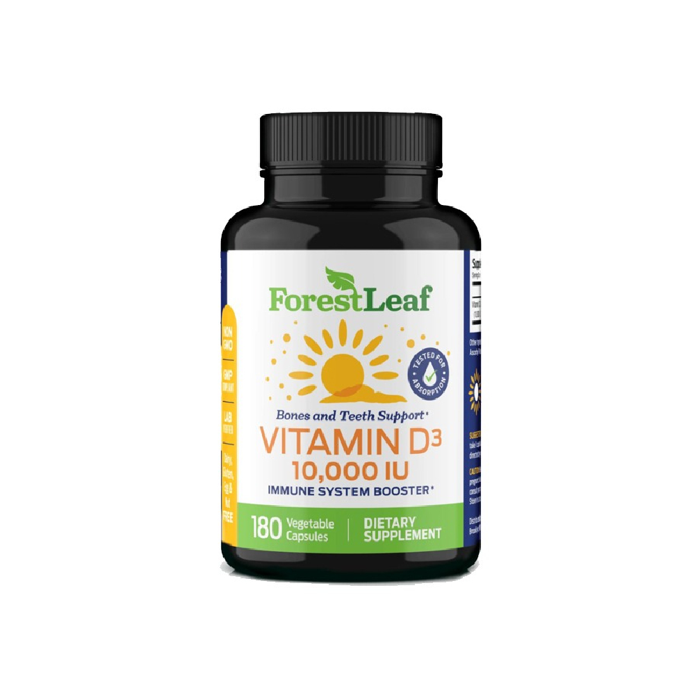 FOREST LEAF VITAMIN D3 10.000IU 180 CAPSULES