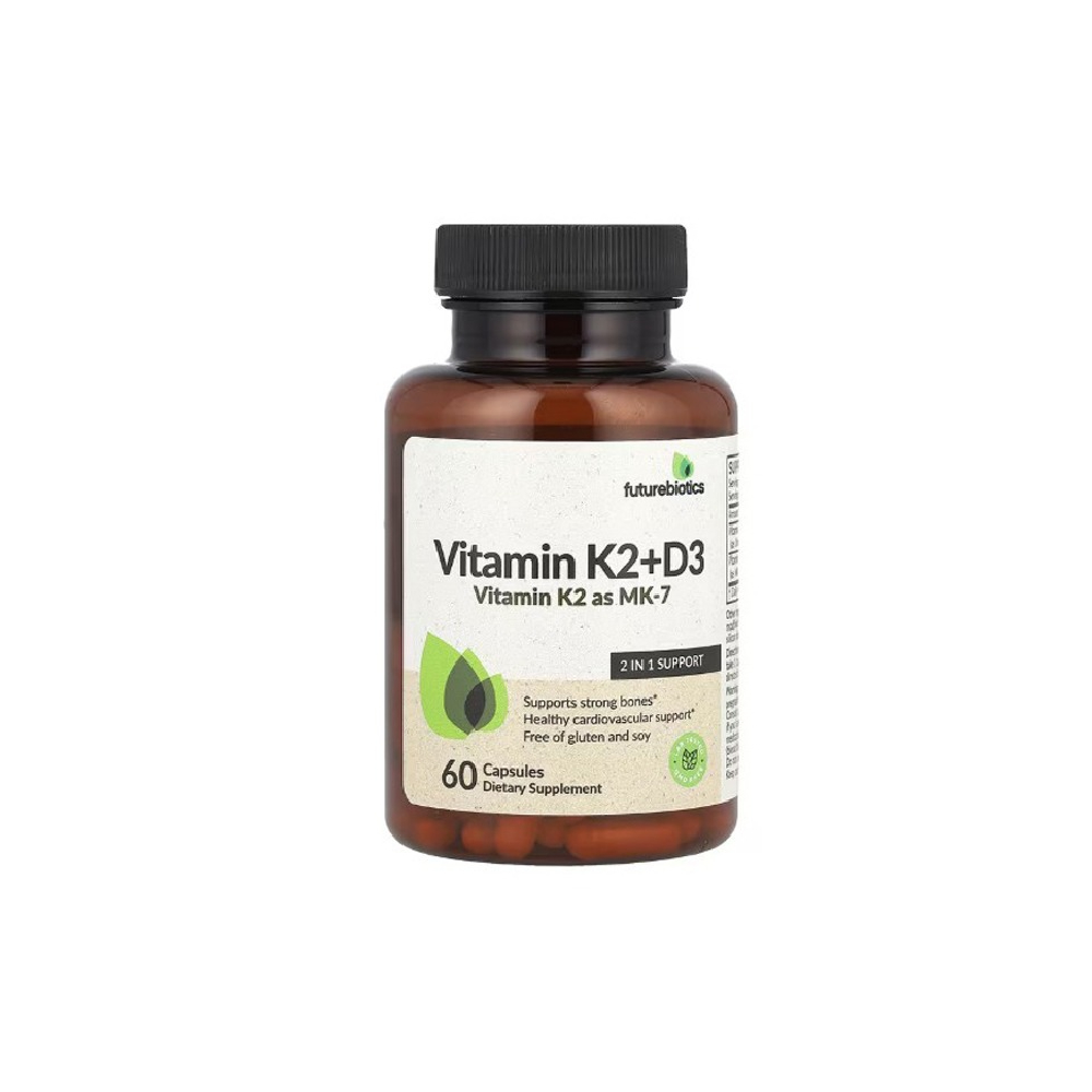 FUTUREBIOTICS VITAMIN K2+D3 5000IU 60 CAPSULES