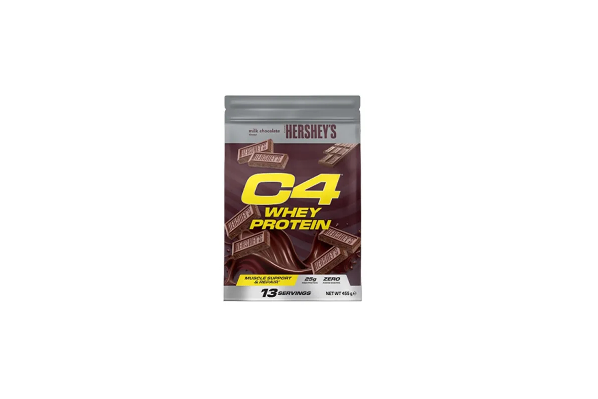 HERSHEYS C4 WHEY MILK CHOCLATE 13 SERVING