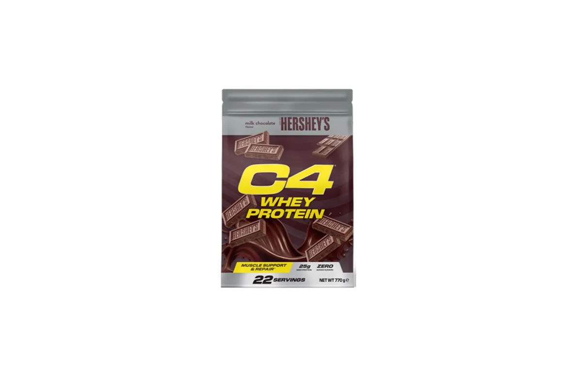 HERSHEYS C4 WHEY MILK CHOCLATE 22 SERVING