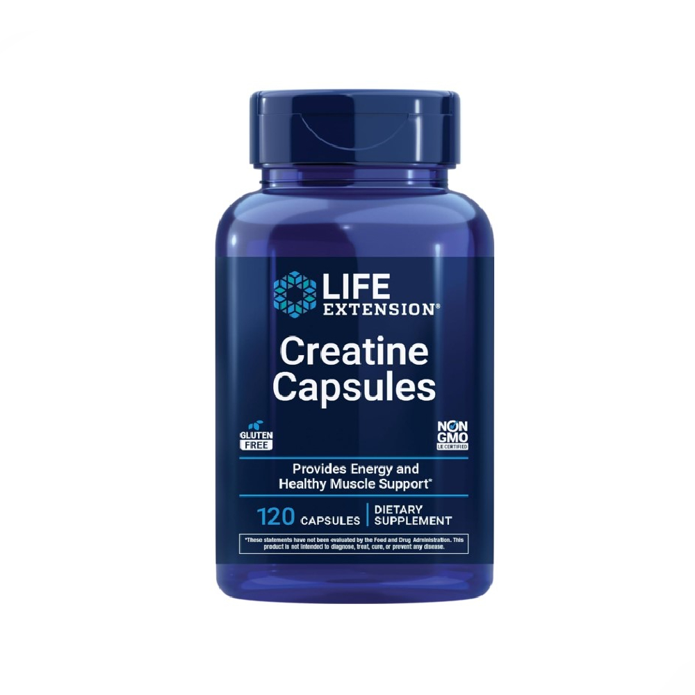 LIFE EXTENSION CREATINE CAPSULES 120 CAPSULES (1)