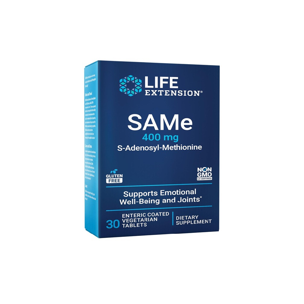 LIFE EXTENSION SAMe 400MG 30 TABLETS