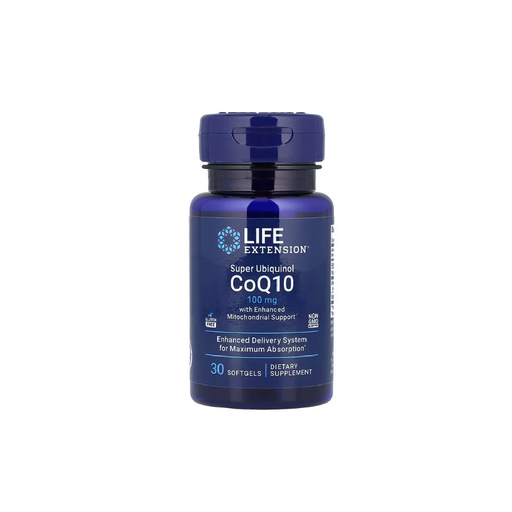 LIFE EXTENSION SUPER UBIQUINOL COQ10 100MG 30SOFTGELS