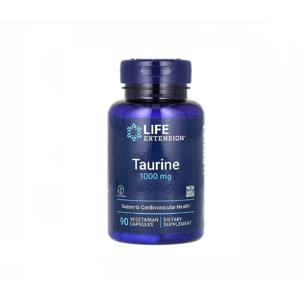 LIFE EXTENSION TAURINE 1000MG 90 CAPSULES (2)