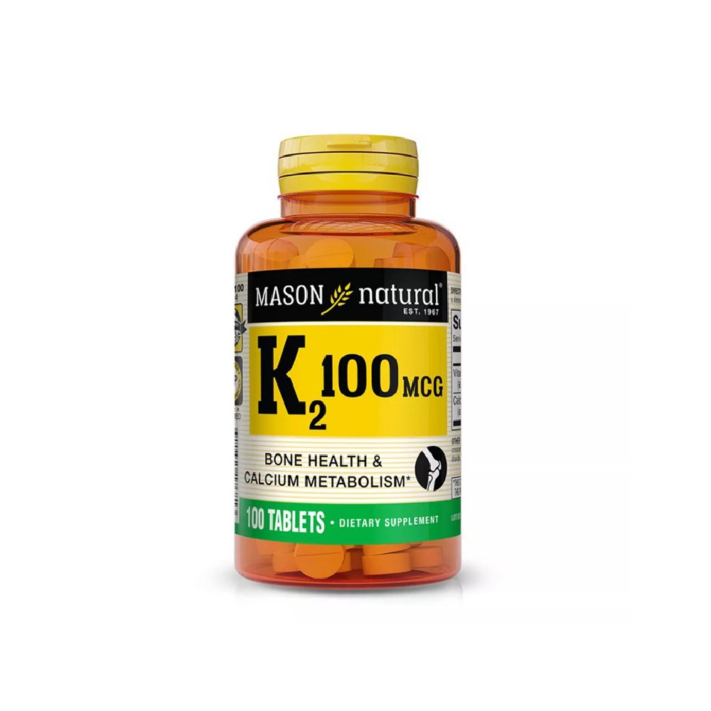 MASON NATURAL K2 100 MCG 100 TABLETS