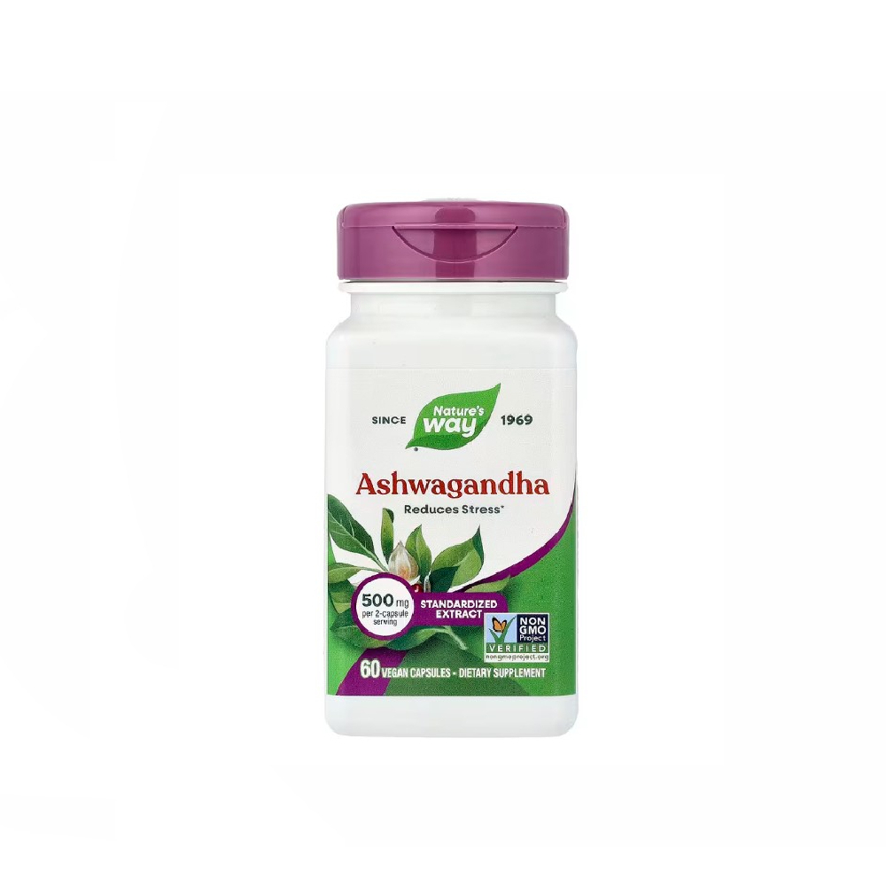 NATURE`S WAY ASHWAGANDHA 500MG 60 CAPSULES