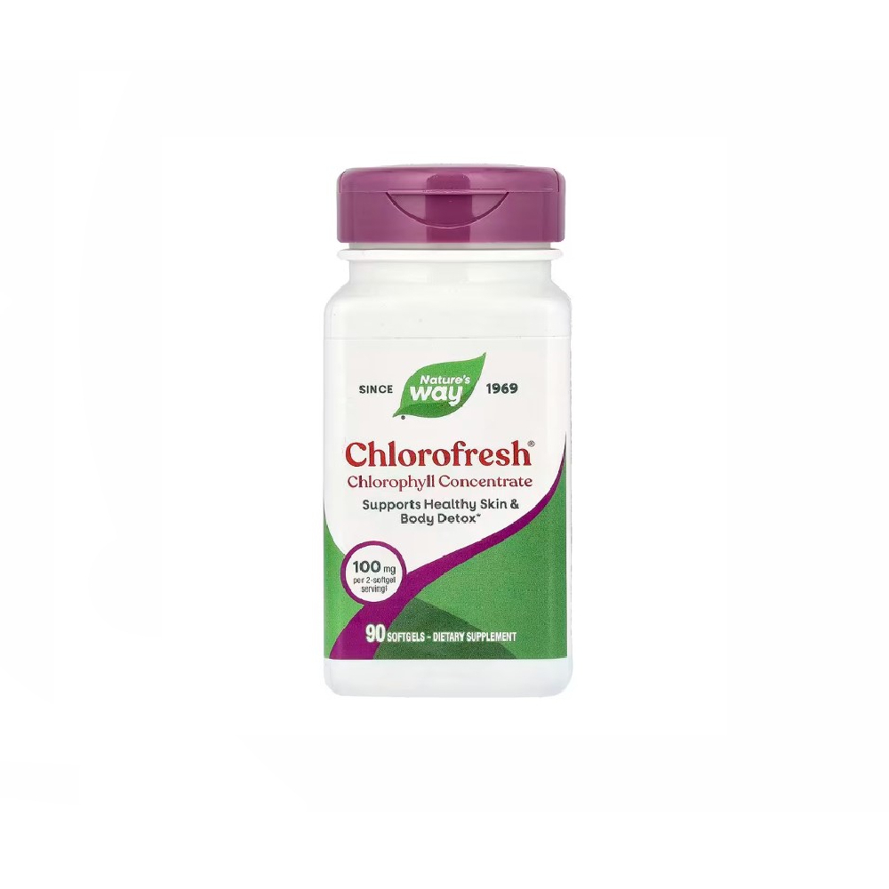 NATURES WAY CHLOROFRESH CHLOROPHYLL CONCENTRATE 100MG 90 SOFTGELS