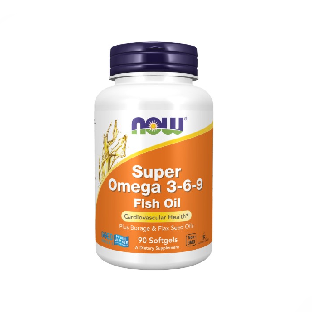 NOW SUPER OMEGA 3.6.9 FISH OIL 1000MG 90 SOFTGELS