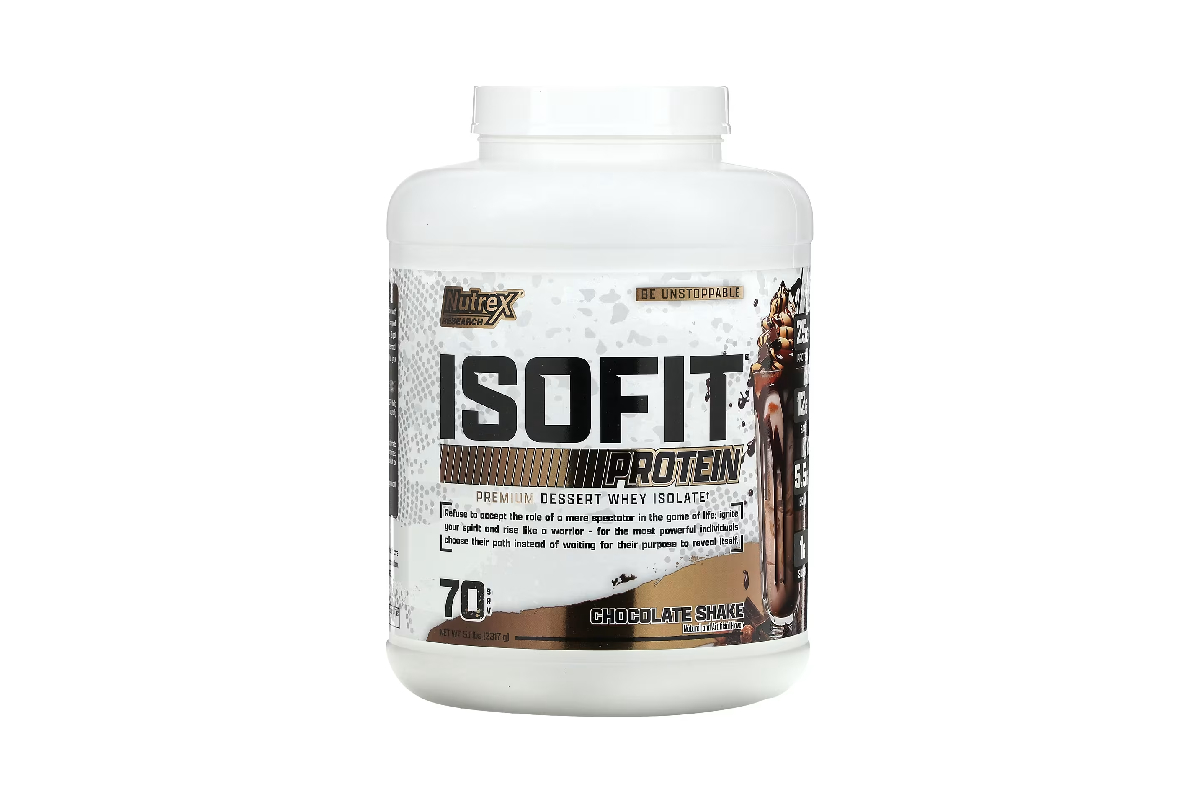 NUTREX ISO FIT 5 LBS CHOCOLATE SHAKE FLAVOR