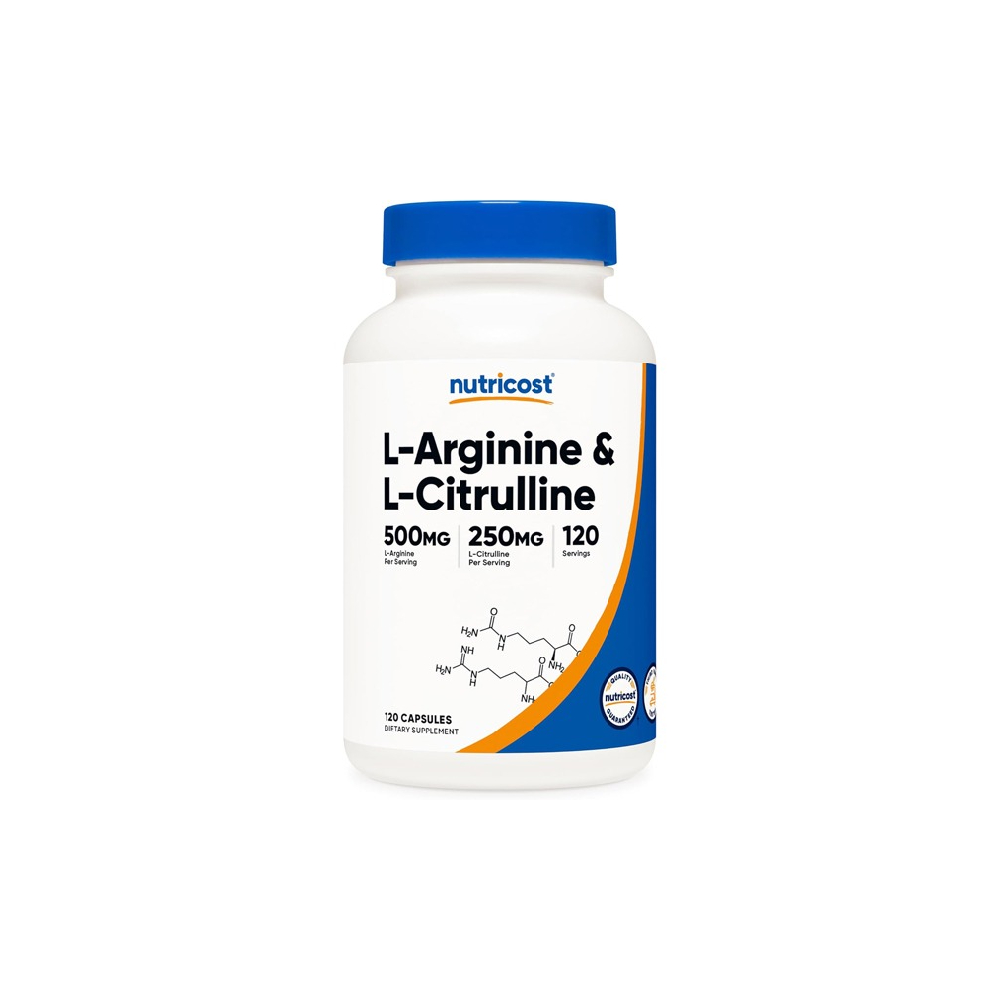 NUTRICOS L ARGININE & L CITRULLINE 120 CAPSULES