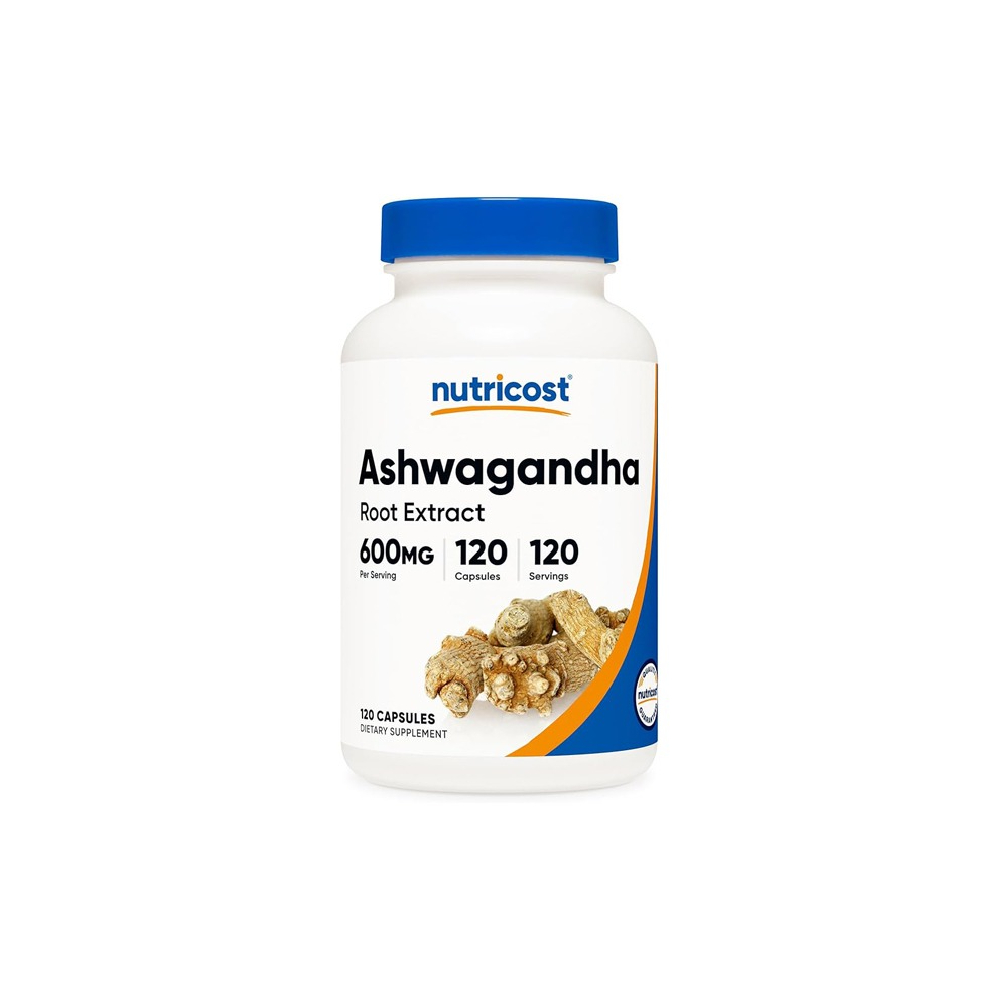NUTRICOST ASHWAGANDHA ROOT EXTRACT 600MG 120 CAPSULES