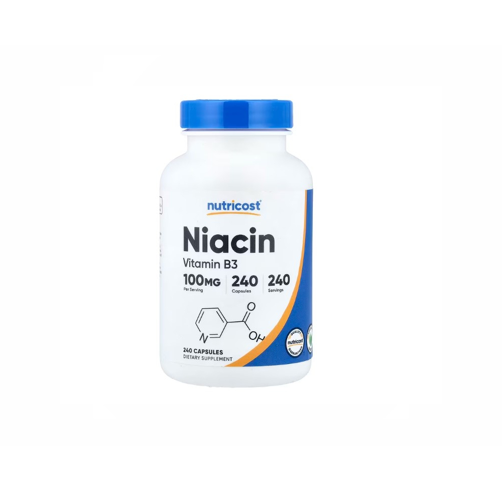 NUTRICOST NIACIN VITAMIN B3 500MG 240 CAPSULES