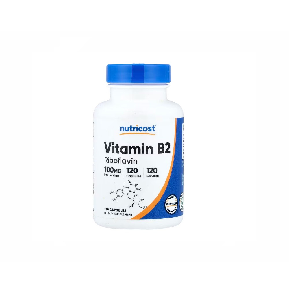 NUTRICOST VITAMIN B2 100MG 120 CAPSULES (2)