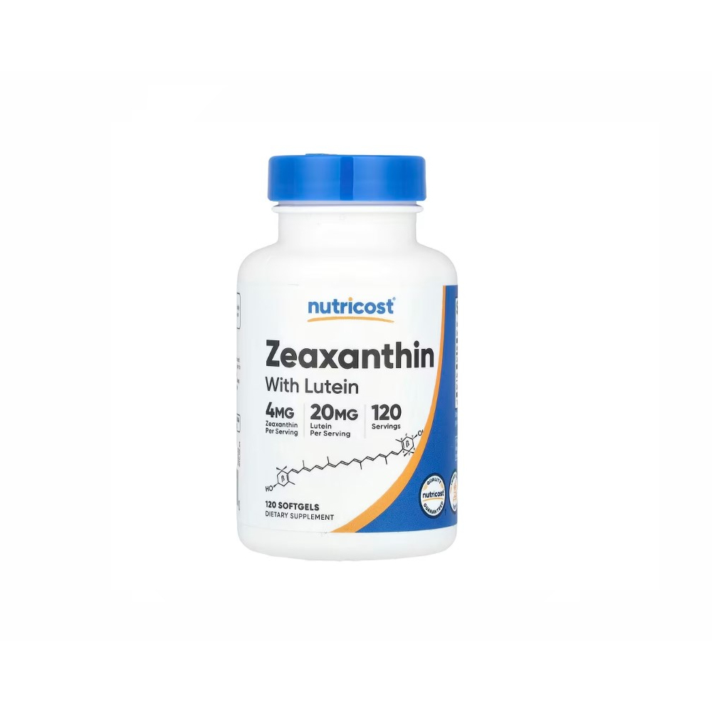 NUTRICOST ZEAXANTHIN WITH LUTEIN 120 SOFTGELS