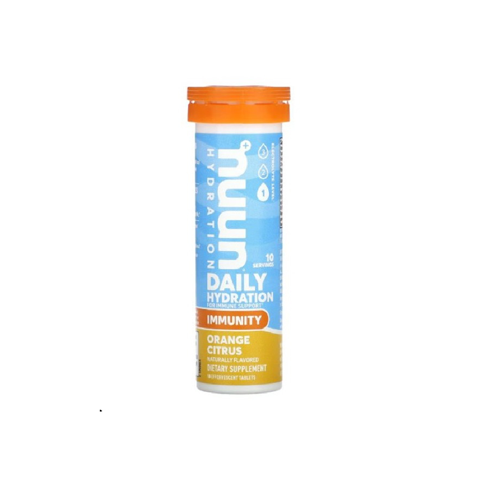 NUUN DAILY HYDRATION IMMUNITY ORANGE CITRUS FLAVOR 10 TABLETS