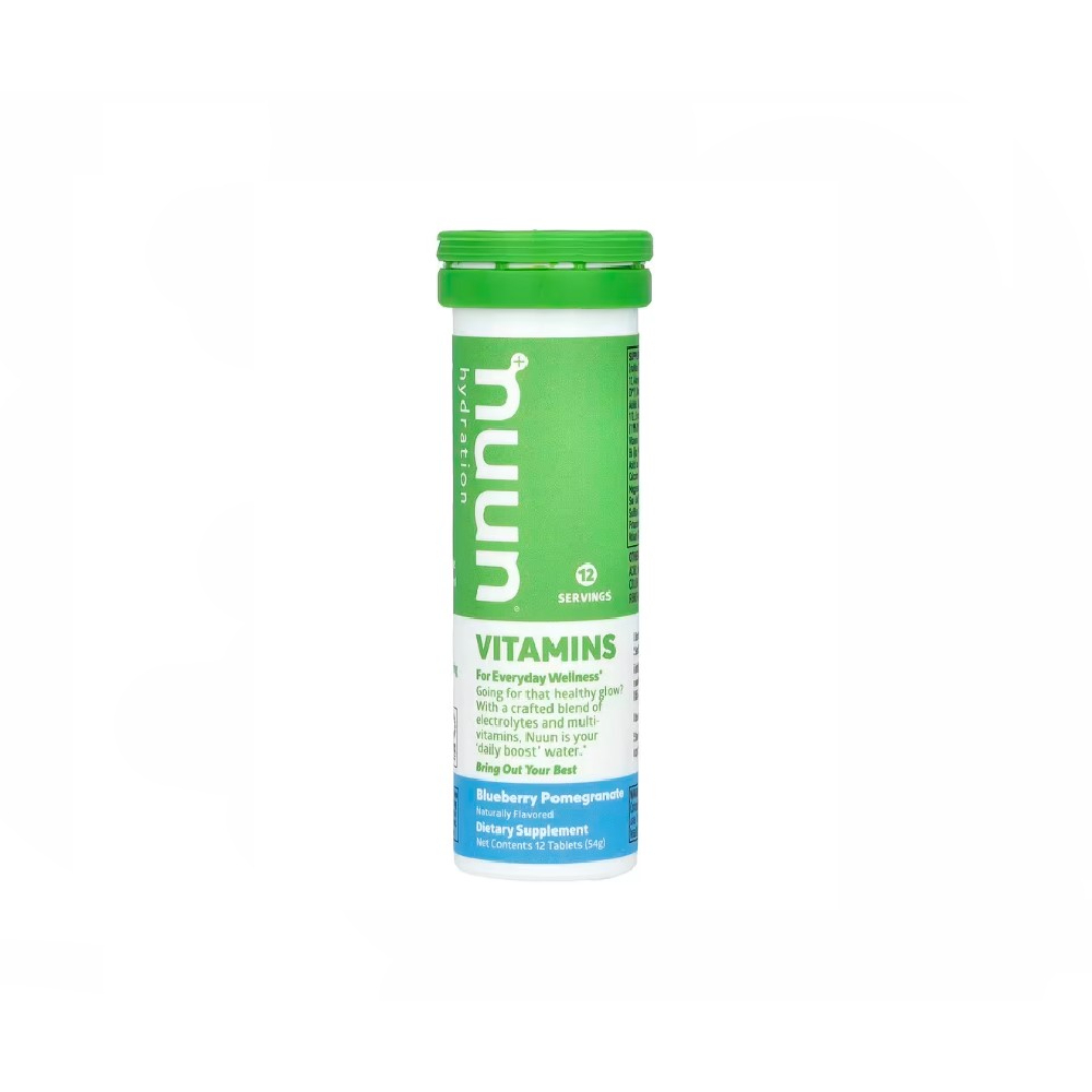 NUUN HYDRATION VITAMINS BLUEBERRY POMEGRANATE 12 TABLETS