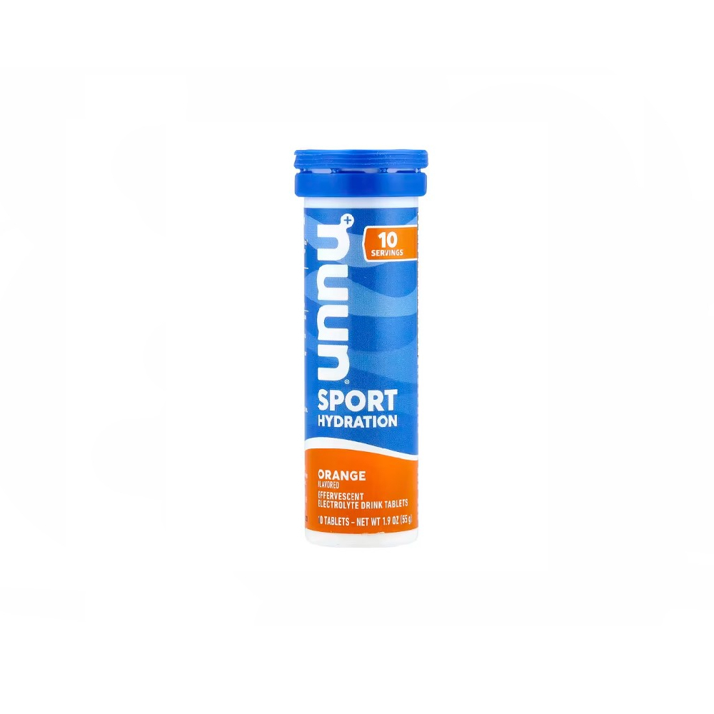 NUUN SPORT HYDRATION EFFERVESCENT ELECTROLYTE DRINK ORANGE 10 TABLETS (2)