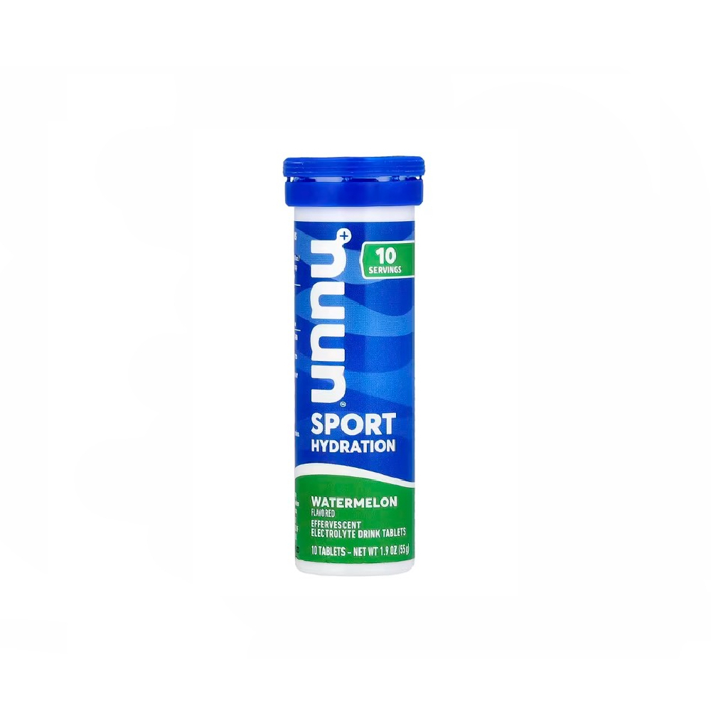 NUUN SPORT HYDRATION, EFFERVESCENT ELECTROLYTE DRINK WATERMELON 10 TABLETS