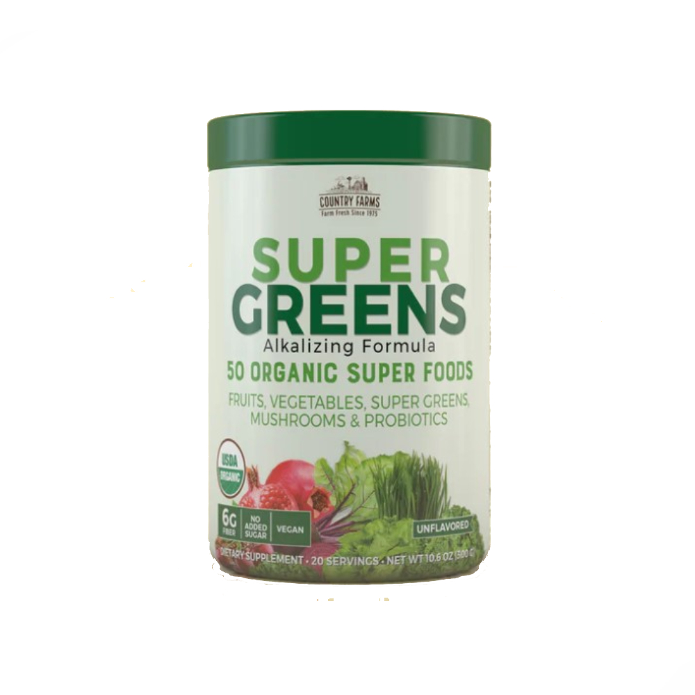 SUPER GREENS 20 SERVINGS UNFLAVORED (1)