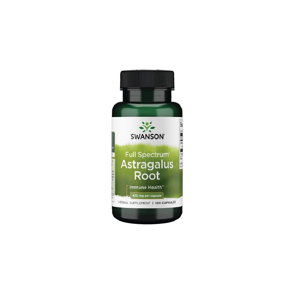 SWANSON ASTRAGALUS ROOT 470MG 100 CAPSULES