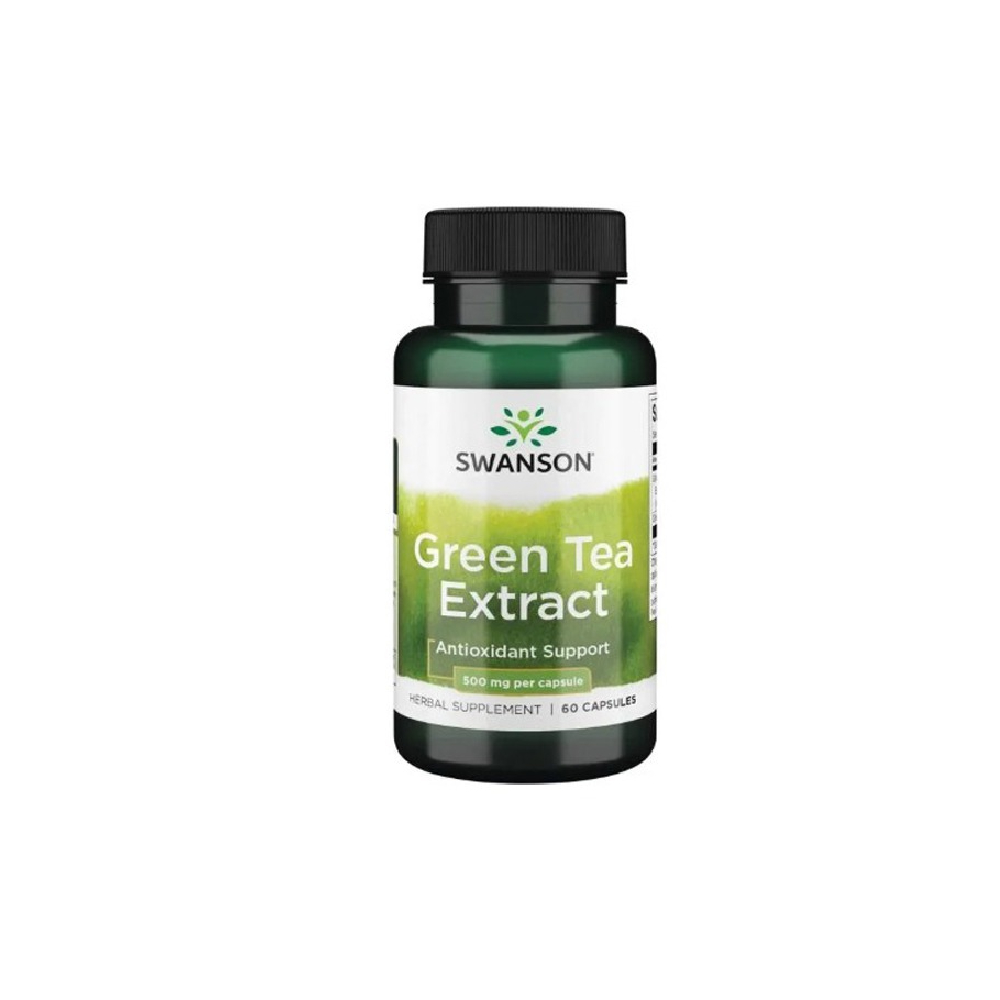 SWANSON GREEN TEA EXTRACT 500MG 60 CAPSULES