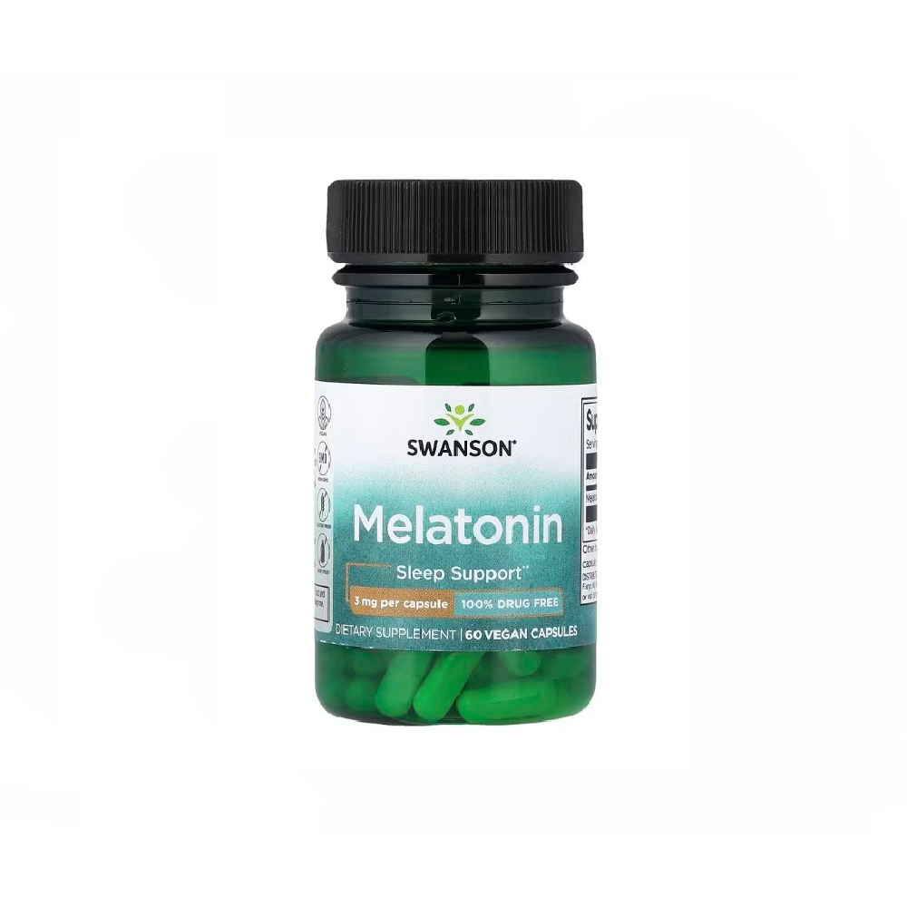 SWANSON MELATONIN 3MG 60 CAPSULES