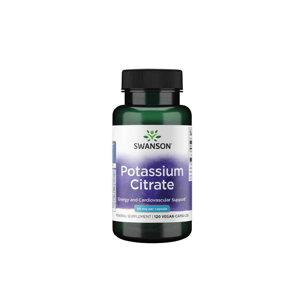 SWANSON POTASSIOM CITRATE 99MG 120 CAPSULES