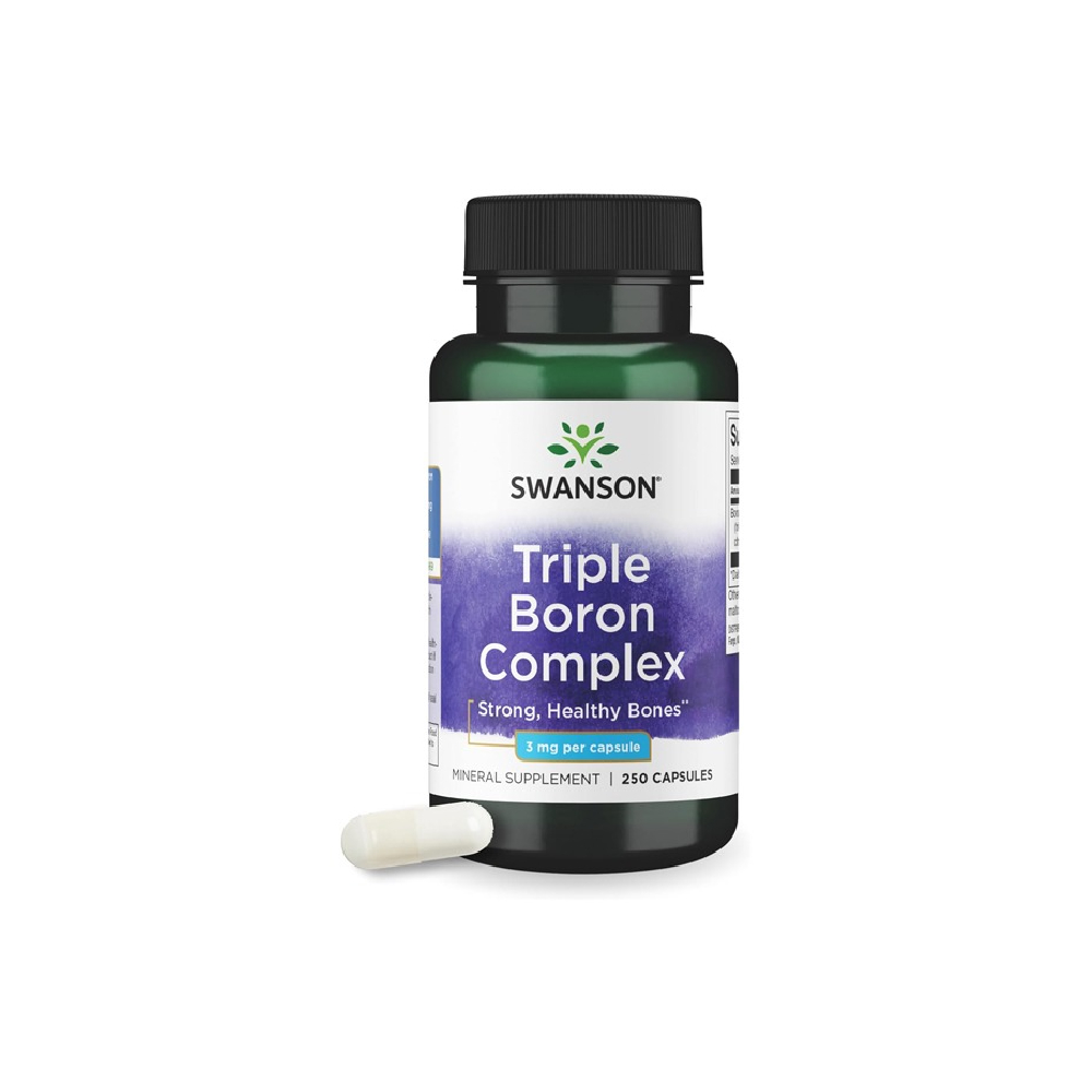 SWANSON TRIPLE BORON COMPLEX 3MG 250 CAPSULES