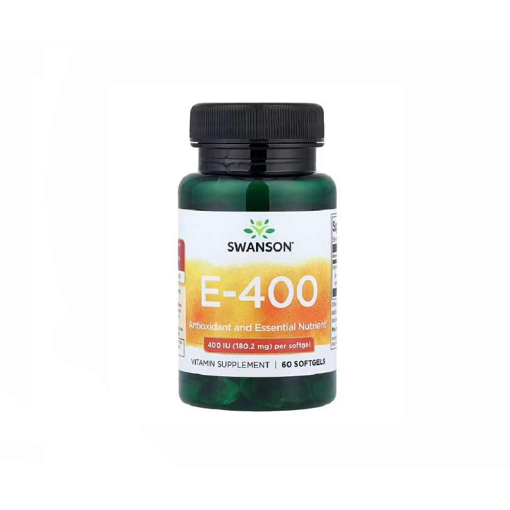 SWANSON VITAMIN E 400 400IU 60 SOFTGELS