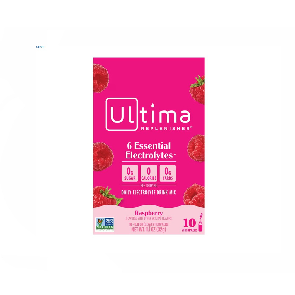 ULTIMA REPLENISHER ELECTROLYTE MIX RASPBERRY 20 PACKETS