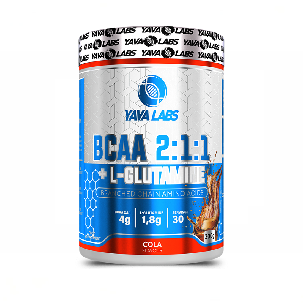 YAVA LABS BCAA + L GLUTAMINE 300G COLA