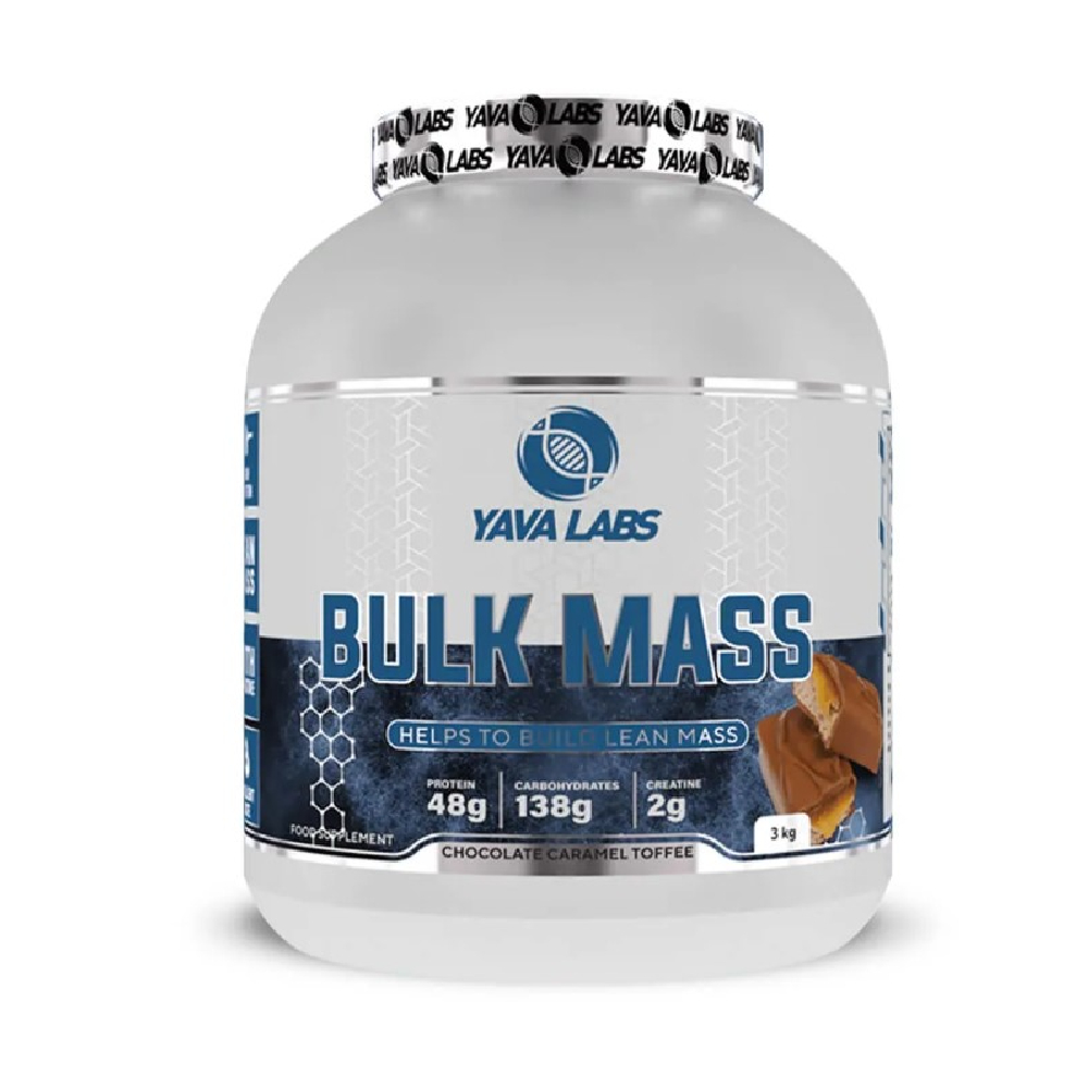 YAVA LABS BULK MASS 3KG CHOCOLATE CARAMEL TOFFEE