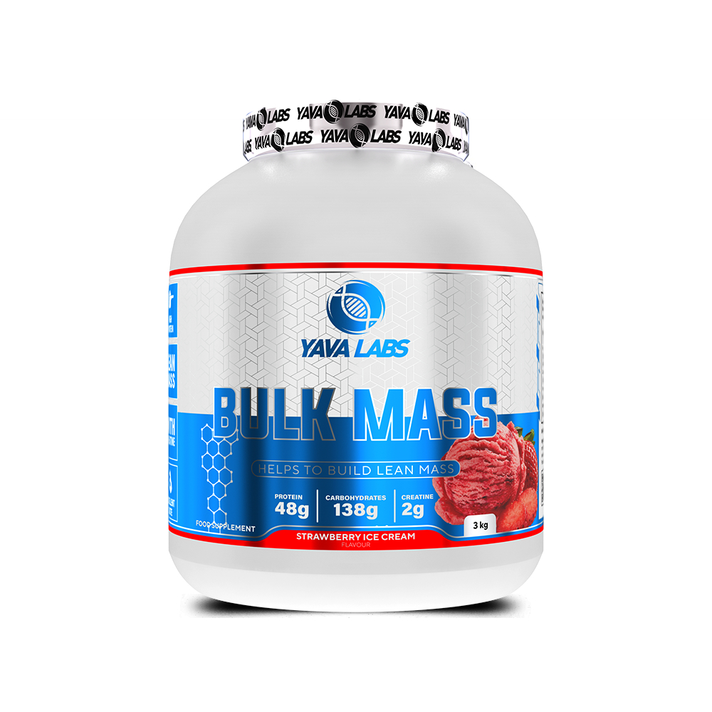 YAVA LABS BULK MASS 3KG STRAWBERRY