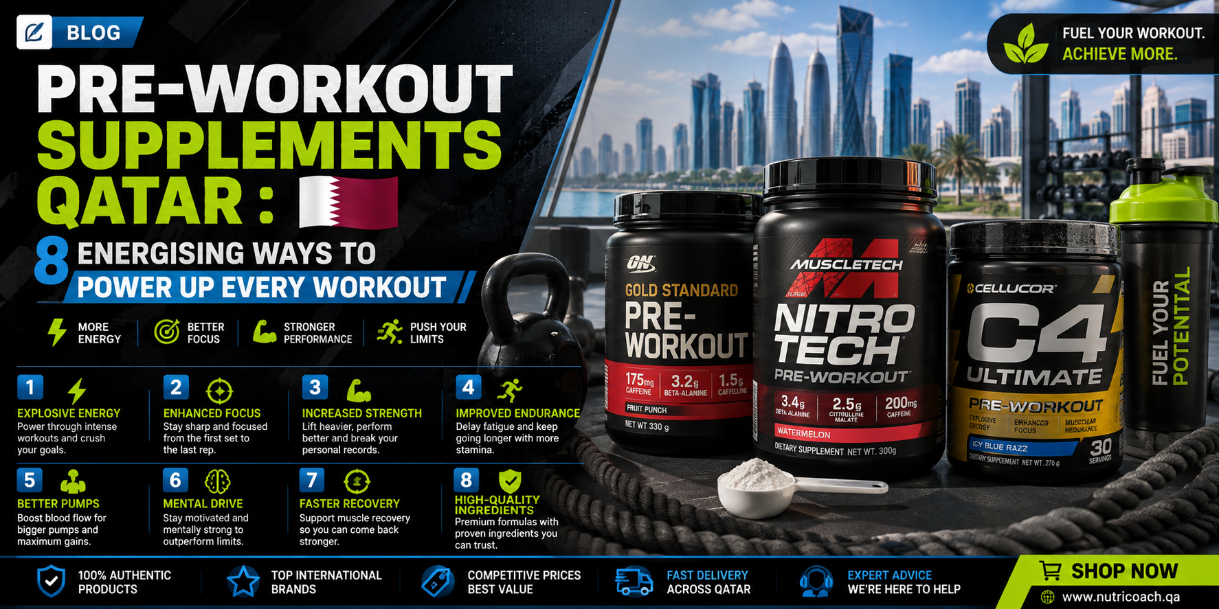 Pre Workout Supplements Qatar 8 Energising Ways to Power Up Every Workout